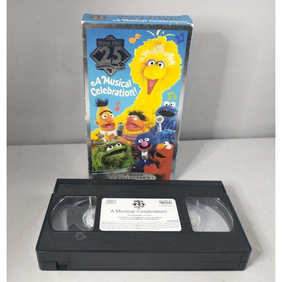Sesame Streets 25th Birthday: A Musical Celebration (VHS, 1993) - Picture 1 of 8